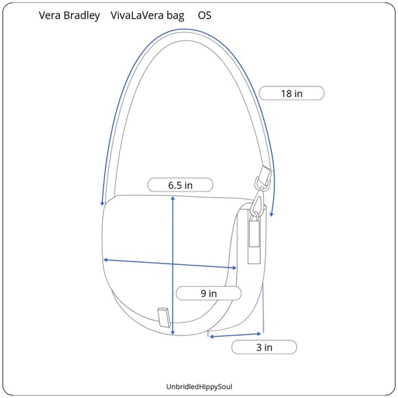 Vera Bradley 2011 Retired Pattern Viva La Vera Small Shoulder Bag - Picture 16 of 16